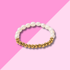 Hjane Jewels Nora Beaded Bracelet Gold