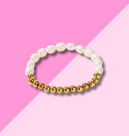 Hjane Jewels Nora Beaded Bracelet Gold