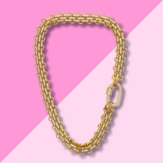 Hjane Jewels Pave Carabiner Necklace
