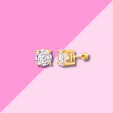 Hjane Jewels Rachel Screwback Studs Circle