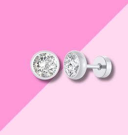 Hjane Jewels Shay Screwback Studs Silver