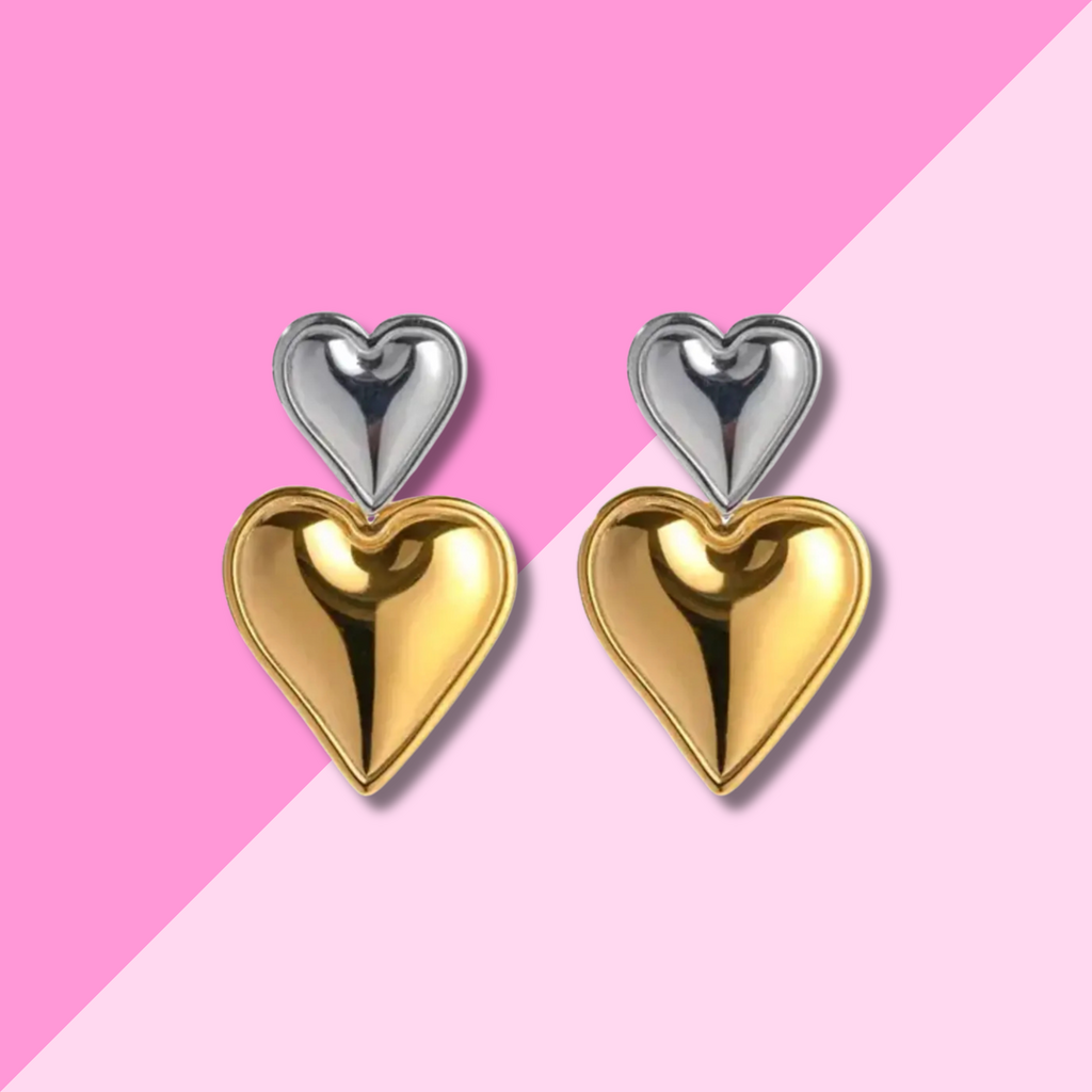 Hjane Jewels Serena Two Toned Studs