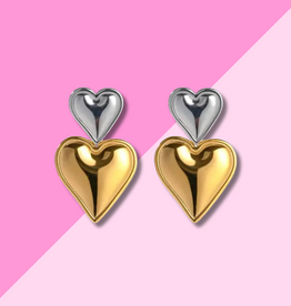 Hjane Jewels Serena Two Toned Studs