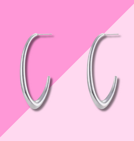 Hjane Jewels Julie Hoops Silver