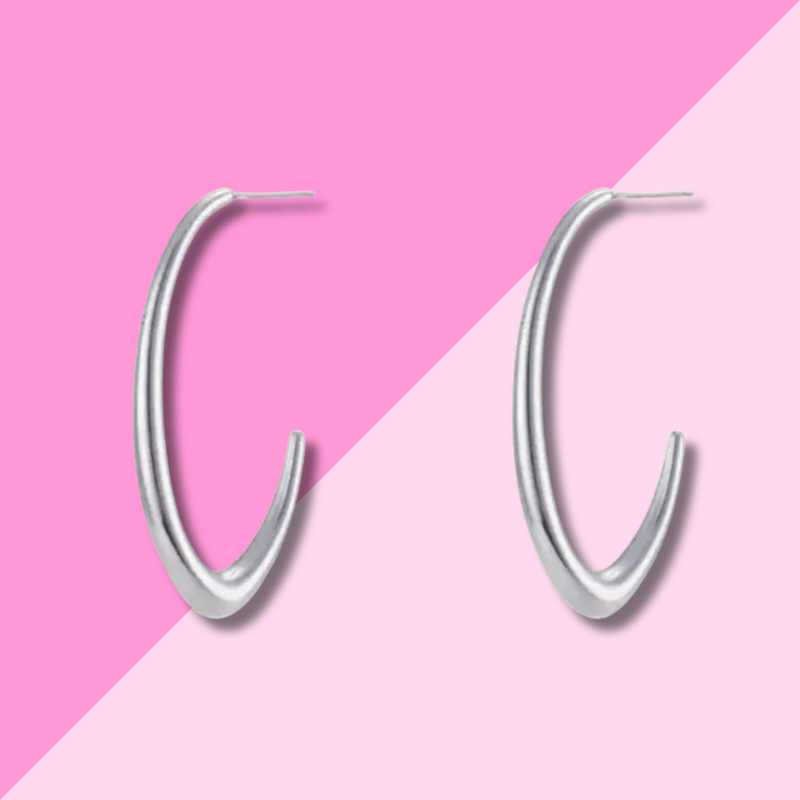 Hjane Jewels Julie Hoops Silver