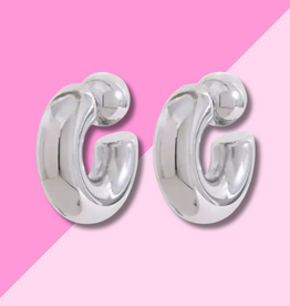 Hjane Jewels Ashley Hoops Silver