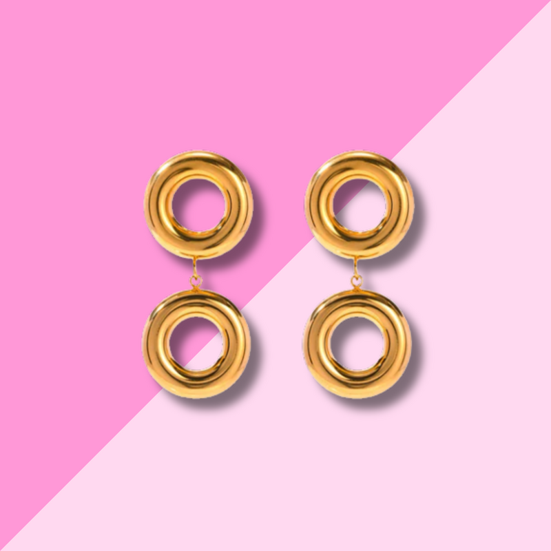 Hjane Jewels Sol Studs Double