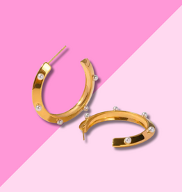 Hjane Jewels MK Hoops Pearl