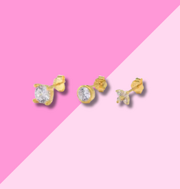 Hjane Jewels Daisy Trio Stud Set