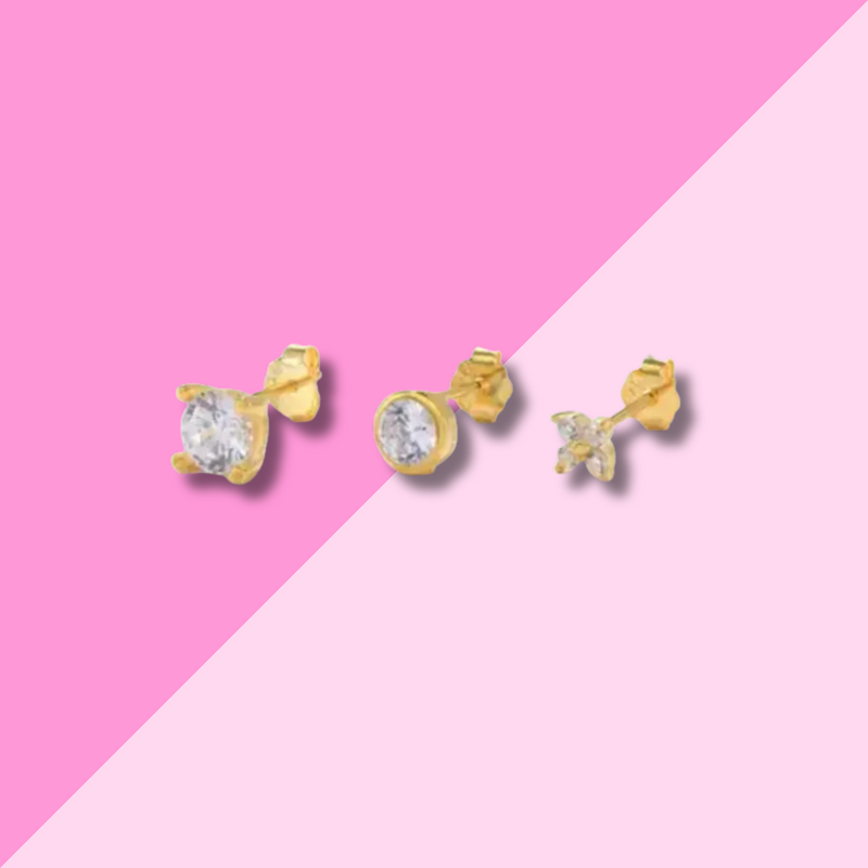 Hjane Jewels Daisy Trio Stud Set