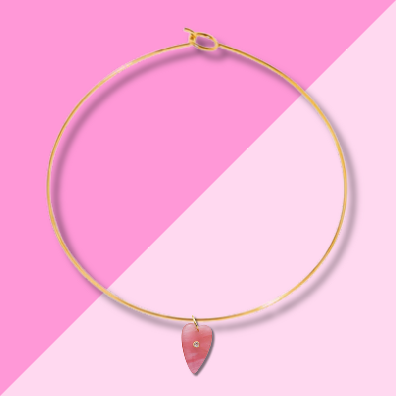 Hjane Jewels Heart Collar Necklace