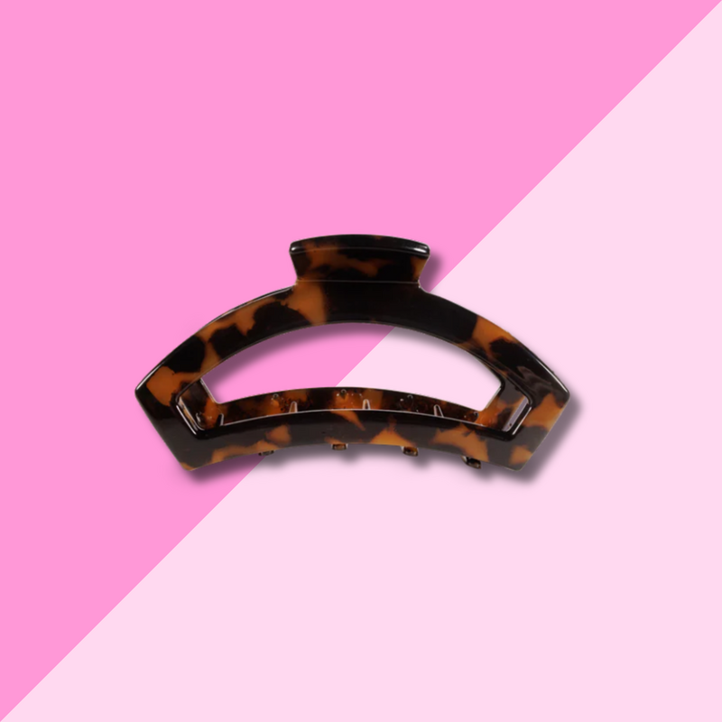 Open Tortoise Medium Hair Clip