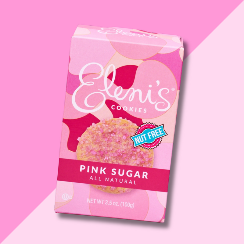 Pink Sugar Crisp Cookie Rectangle Box