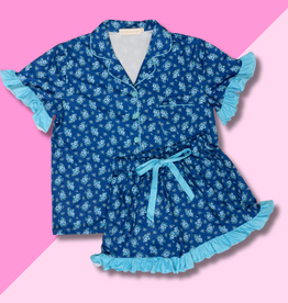 Endless Daydream Navy PJ Shorts Set