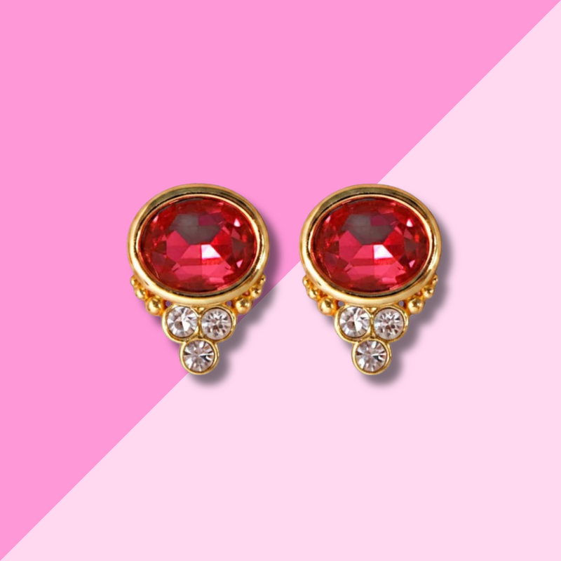 Gresham Jewelry Bon Bon Earring - Ruby