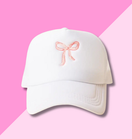 Trucker Hat - Bow Pink
