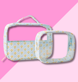 Clearly Chic Cosmetic Bag - Marigold Lane Blue
