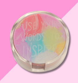 Round Acrylic Coaster Holder
