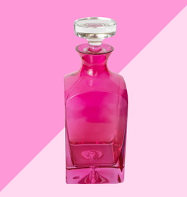 Estelle Colored Glass Fuchsia Heritage Decanter