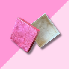 3" Capiz Box - Solid Pink