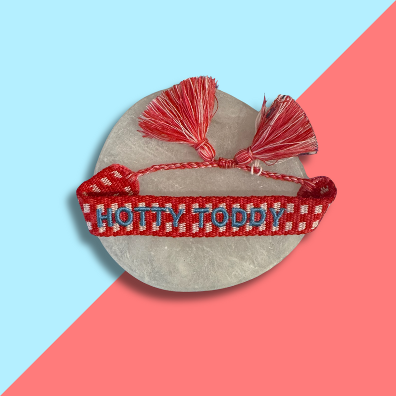 Hotty Toddy Bracelet Red Gingham