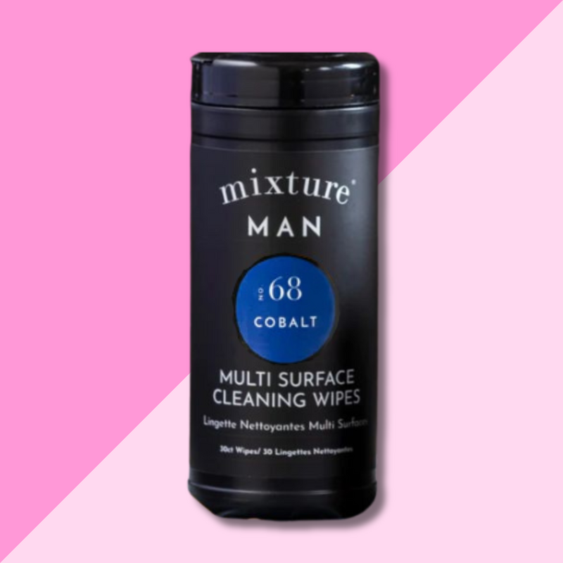 Cobalt Mixture Man Multi-Surface Wipes - 30 Count