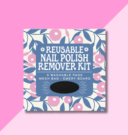 Blushing Dahlias Reusable Nail Polish Remover Kit