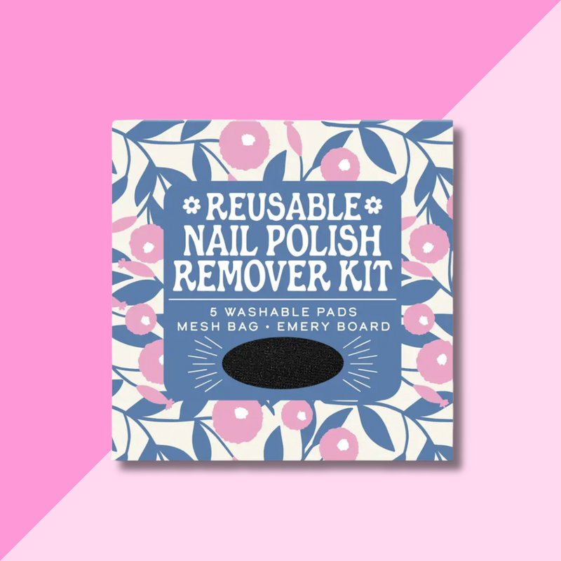 Blushing Dahlias Reusable Nail Polish Remover Kit