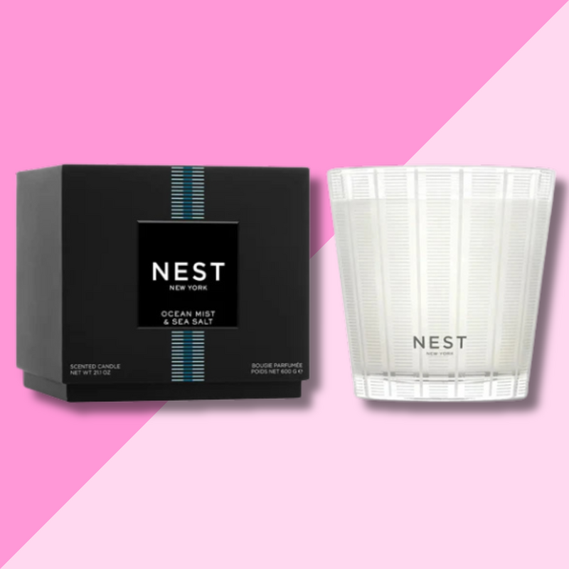 NEST New York Ocean Mist & Sea Salt 3-Wick Candle 21.1oz