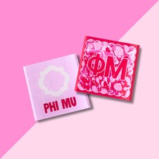 PHI MU Marbled Square Coaster