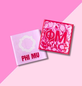 PHI MU Marbled Square Coaster