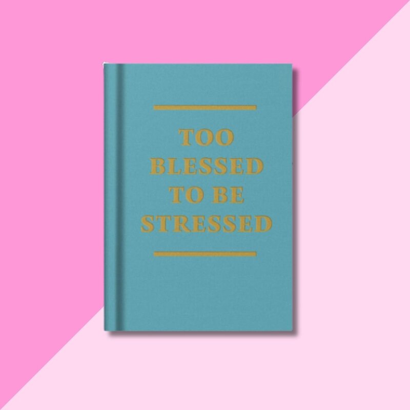 Too Blessed A7 Hardback Notebook