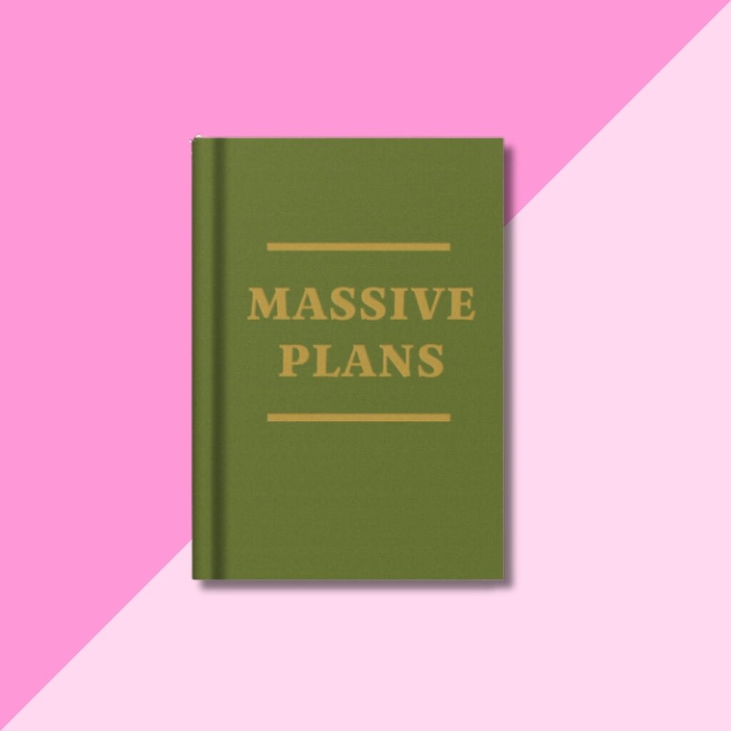 Massive Plans A7 Hardback Notebook