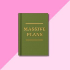 Massive Plans A7 Hardback Notebook