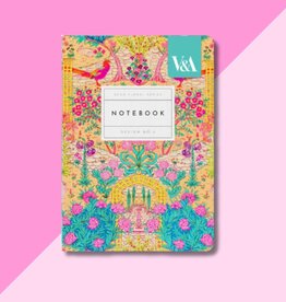 Neon Floral Ornate Garden Notebook