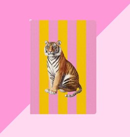 Striped Tiger Paperback Notebook