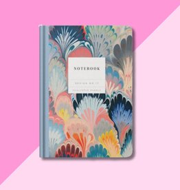 Scalloped Marble Hardback Notebook