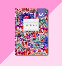 Neon Floral Coral Jungle Paperback Notebook