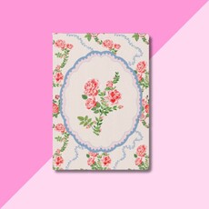 Rose Flutter Premium Paperback Notebook A6