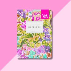 Neon Floral Tulip Notebook