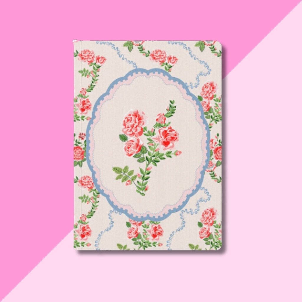 Rose Flutter Premium Paperback Notebook A5