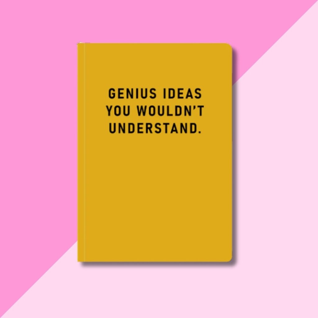 Genius Ideas Paperback Notebook