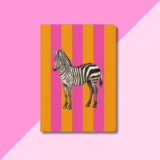 Striped Zebra Paperback Notebook
