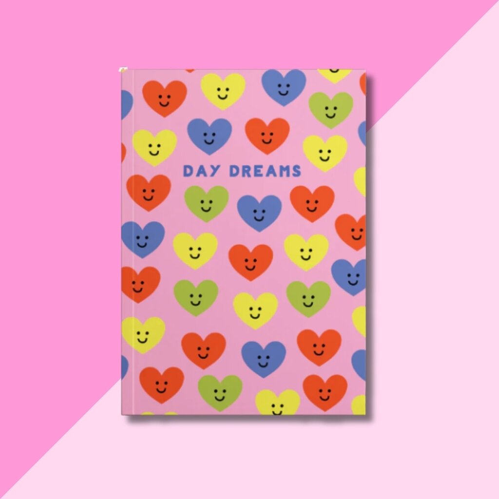 Day Dreams Hearts Notebook