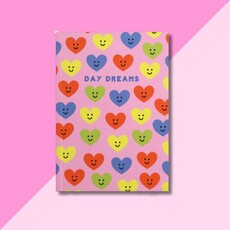 Day Dreams Hearts Notebook