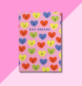 Day Dreams Hearts Notebook