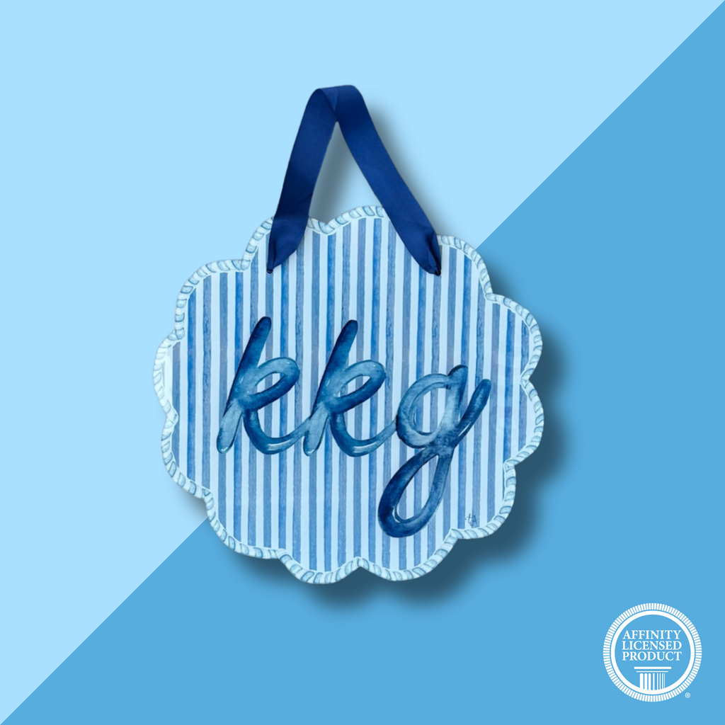 KKG Striped Acrylic Door Hanger