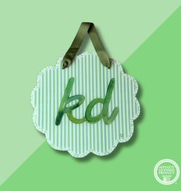 KD Striped Acrylic Door Hanger