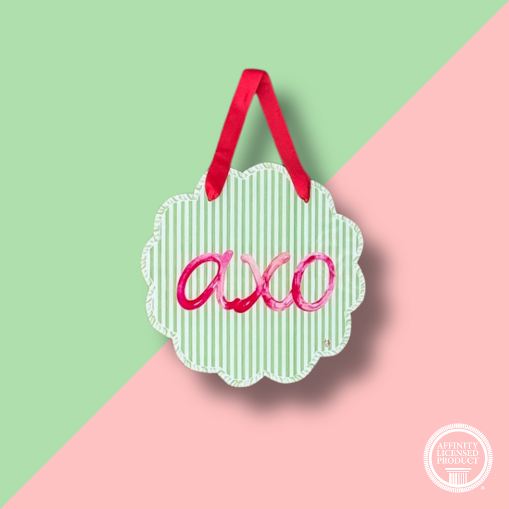 AXO Striped Acrylic Door Hanger