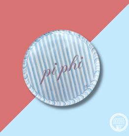 PBP Striped Round Acrylic Coaster